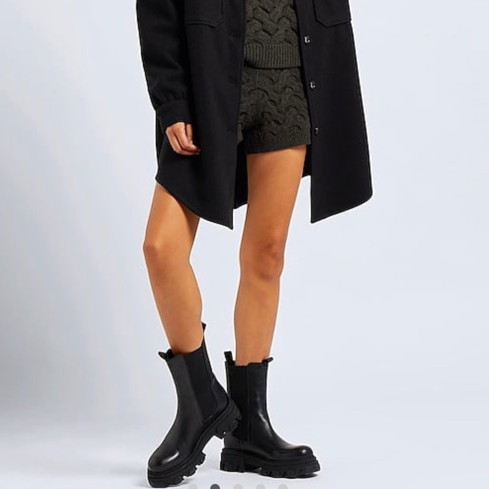 8 by YOOX LEATHER ANKLE BOOT